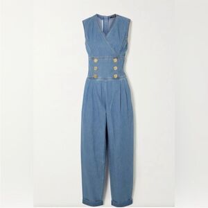 Balmain denim jumpsuit, S